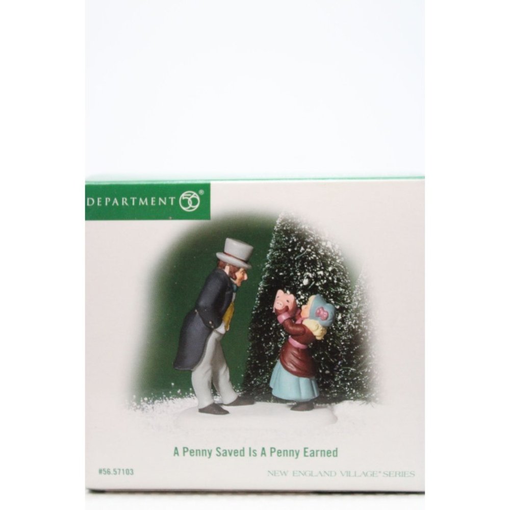 Dept 56 New England Village - A Penny Saved is a Penny Earned